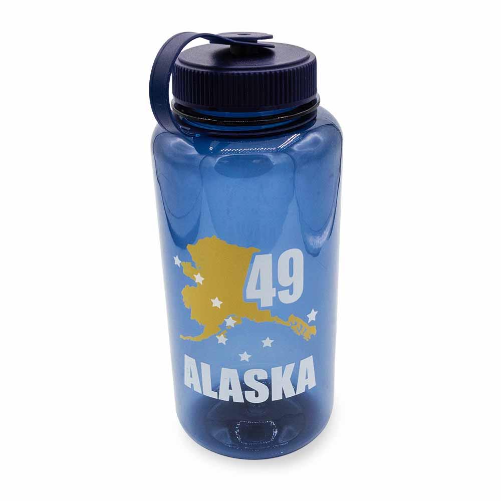  Water Bottle - Sporty Gold And Navy