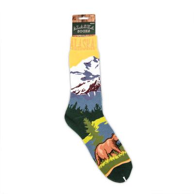 Towel Sock- Summer Mountain Bear