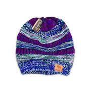 Fashion Knit Hat- Northern Lights Foil