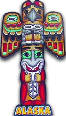 Magnet Die Cut Totem Pole