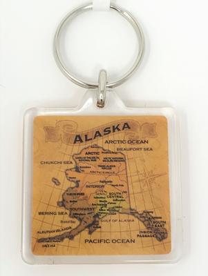 Keychain Ak Map