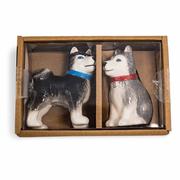 Salt And Pepper Shakers - Husy Pups