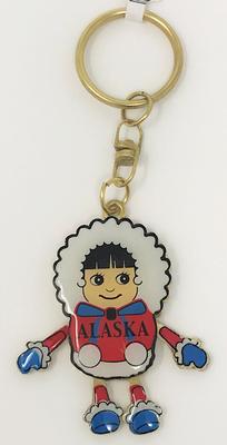 Keychain - Dangle Gold Moose