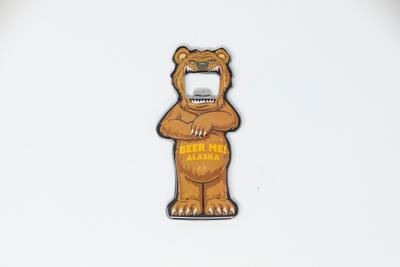 Magnetic Bottle Opener- Grizzly Beer Me