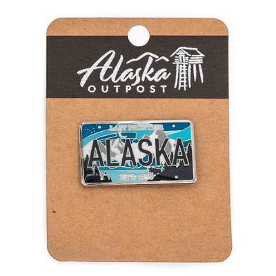 Pin- Alaska License Plate