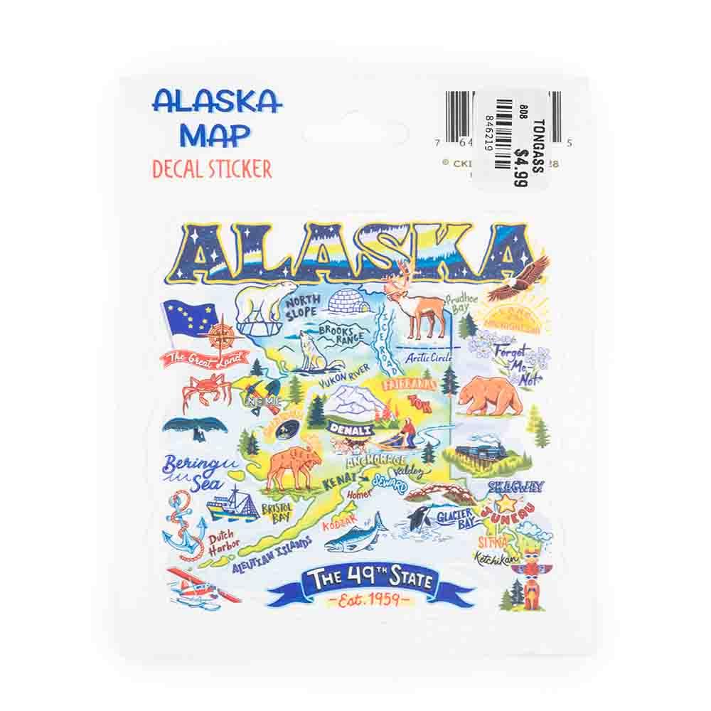  Decal - Alaska Map