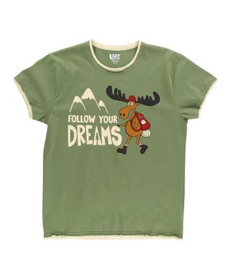 W`s Fitted Pj Tee - Follow Your Dreams