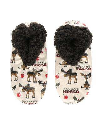 Fuzzy Feet Slipper - Chocolate Moose
