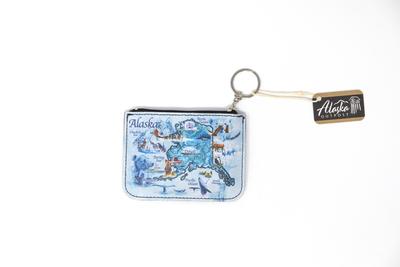 Keychain Wallet- Van Zyle Map