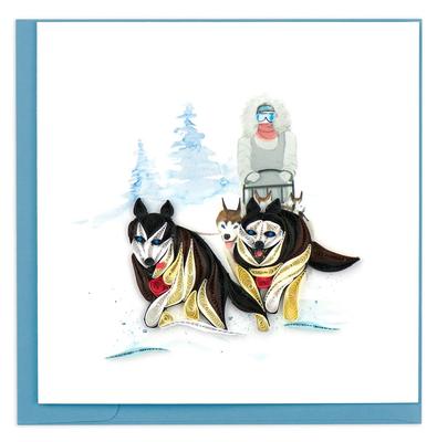 Note Card- Sled Dogs