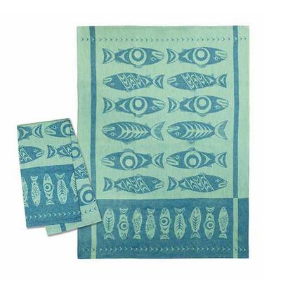 Tea Towel - Salmon In The Wild