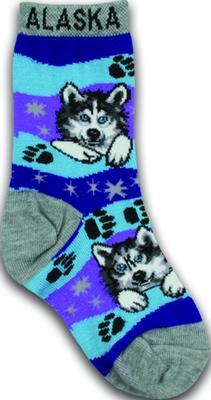 Husky Face Youth Sock - 2-4