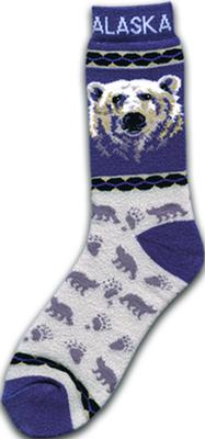 Polar Bear Adult Towel Sock
