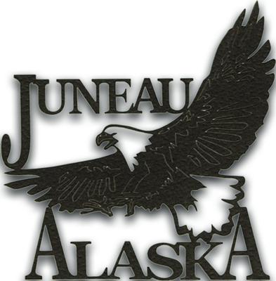 Laser Die Cut Juneau Eagle